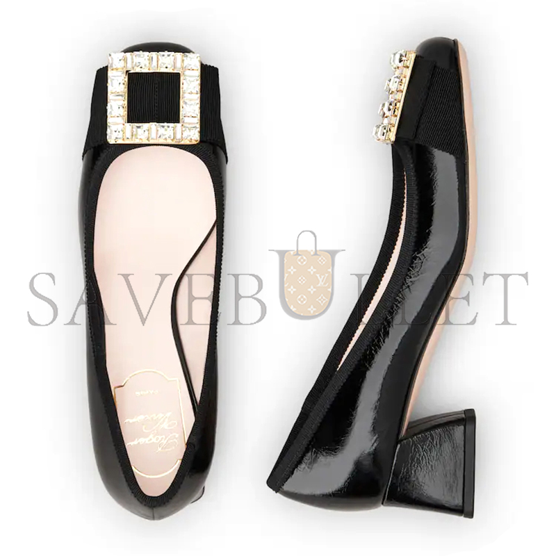 ROGER VIVIER TRÈS VIVIER PUMPS IN PATENT LEATHER RVW51935720TM6B999